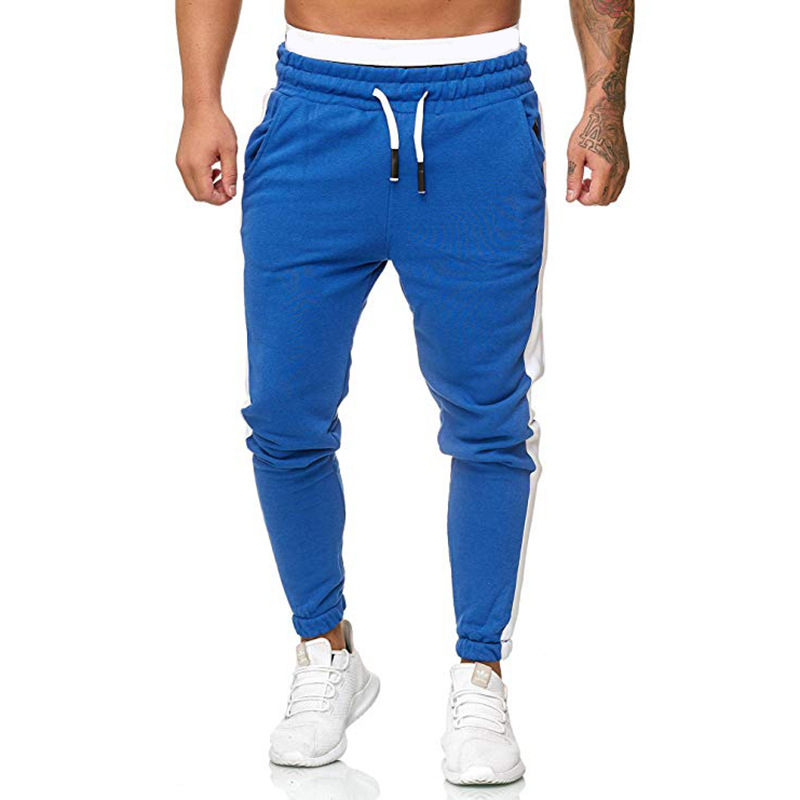 Men'S Patchwork Pocket Casual Knitted Trousers