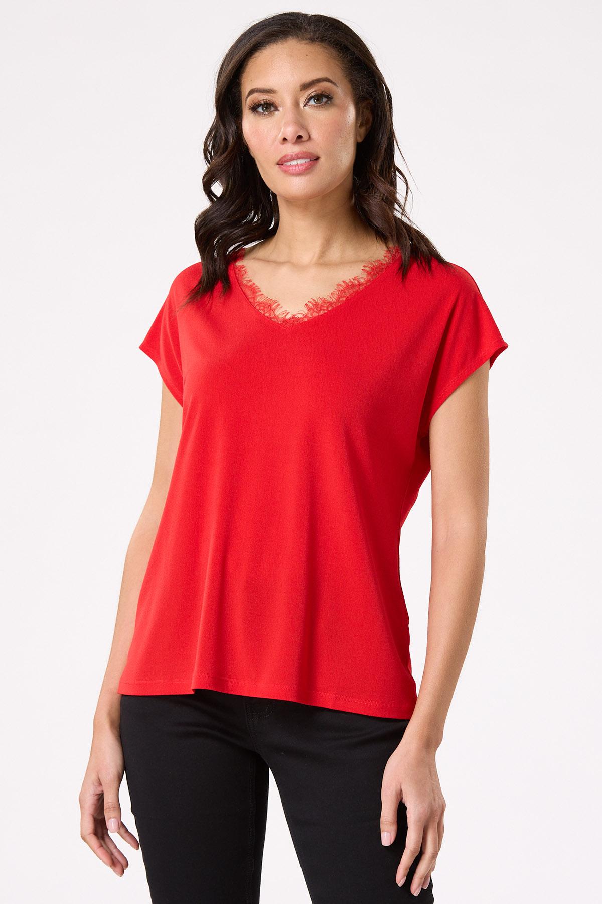 Lace Trim Top