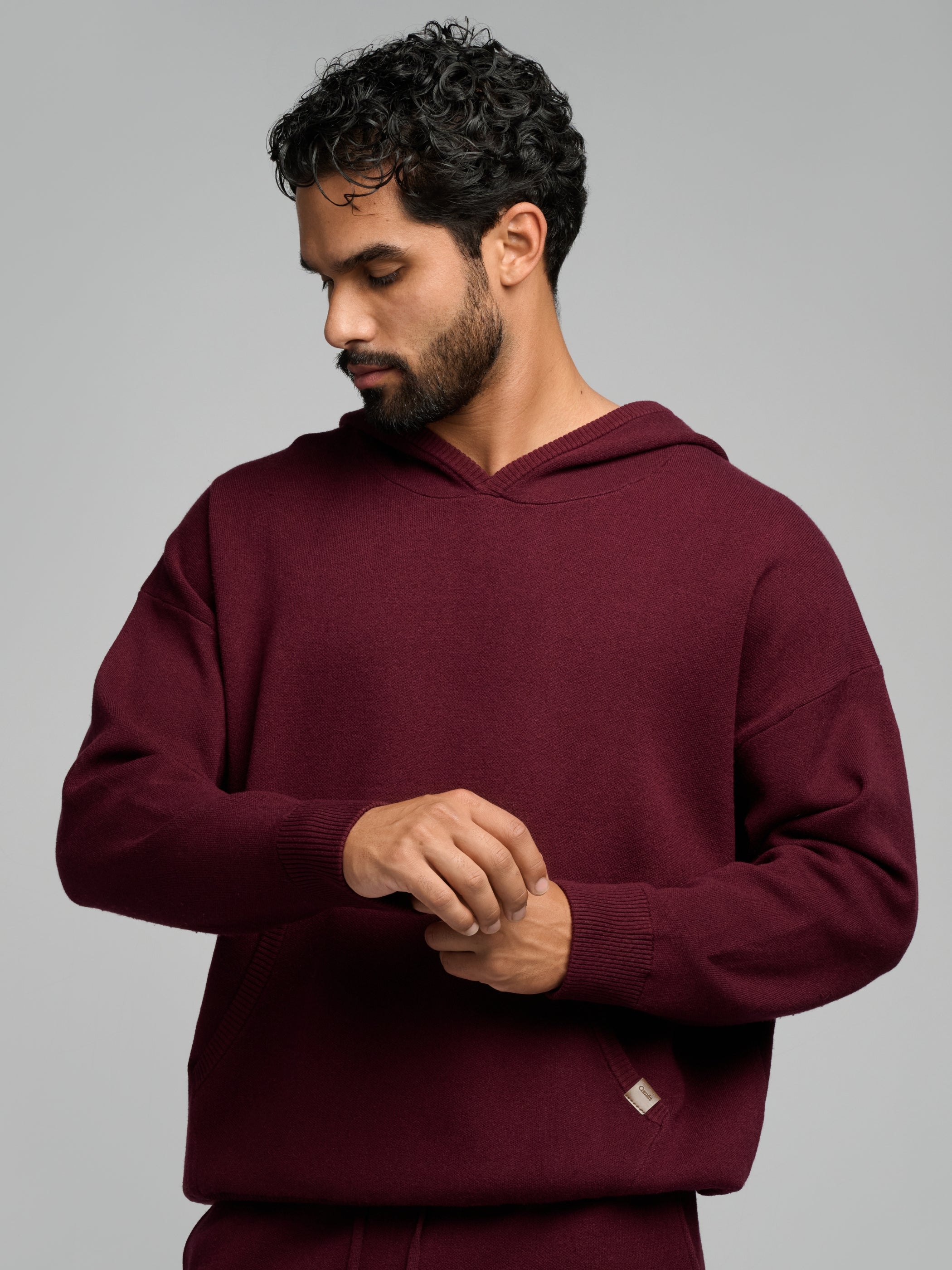 Sweater Knit Hoodie