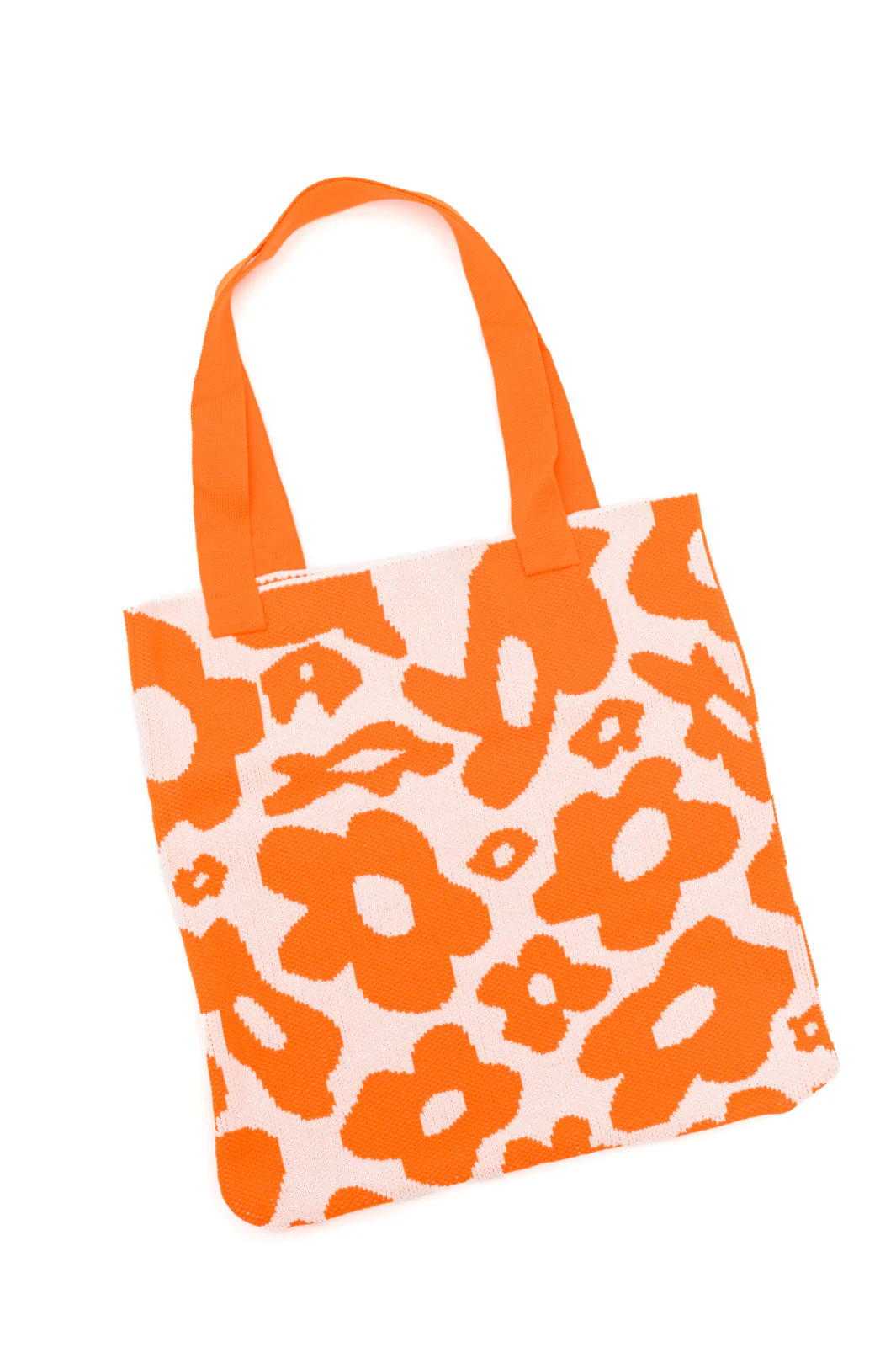 Lazy Knit Bag in Orange