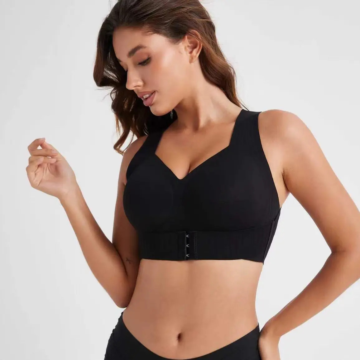 Women's beige non-wired bra