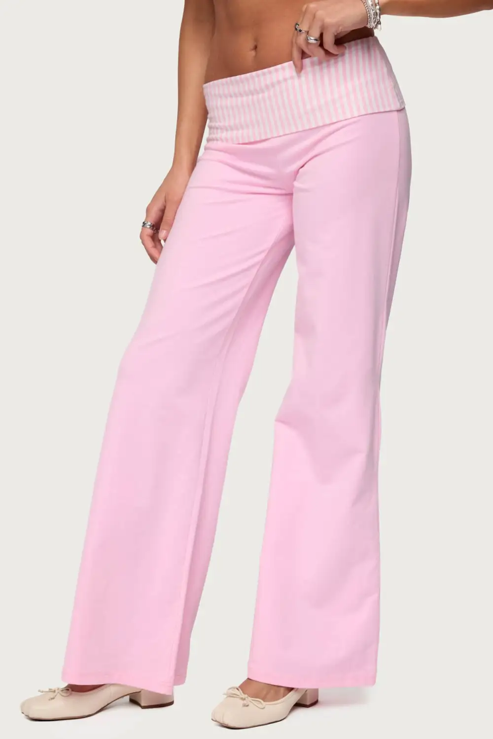 Striped Fold Over Pants (Just $4 Each!)