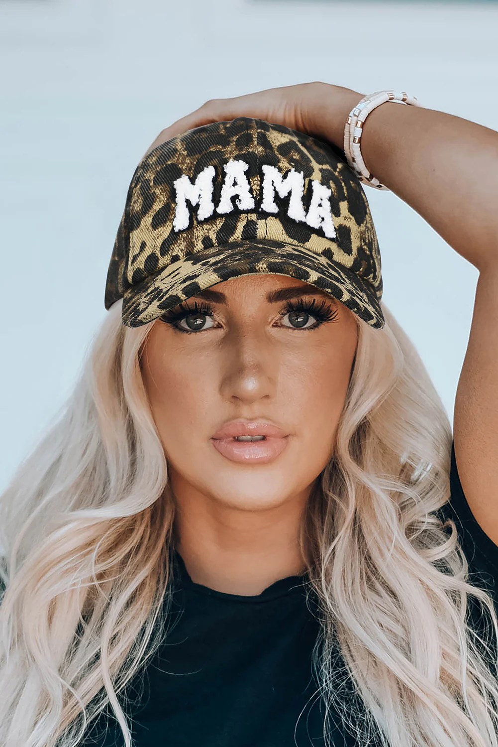 Gold Tiny Mama Script Necklace