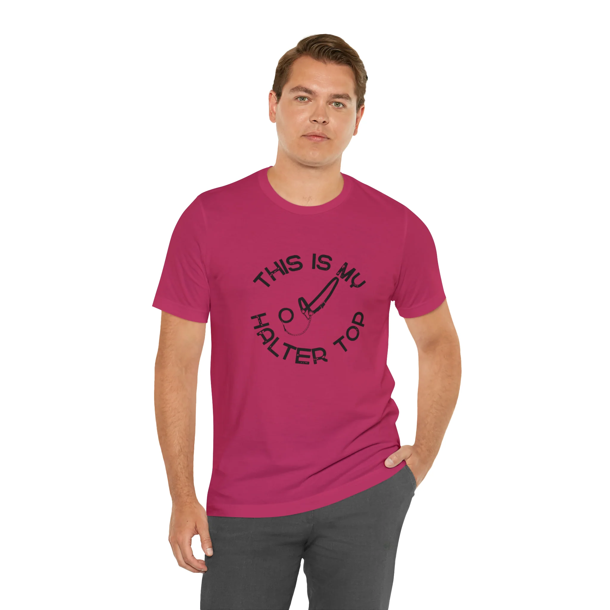 This is My Halter Top Unisex Jersey Short Sleeve Tee