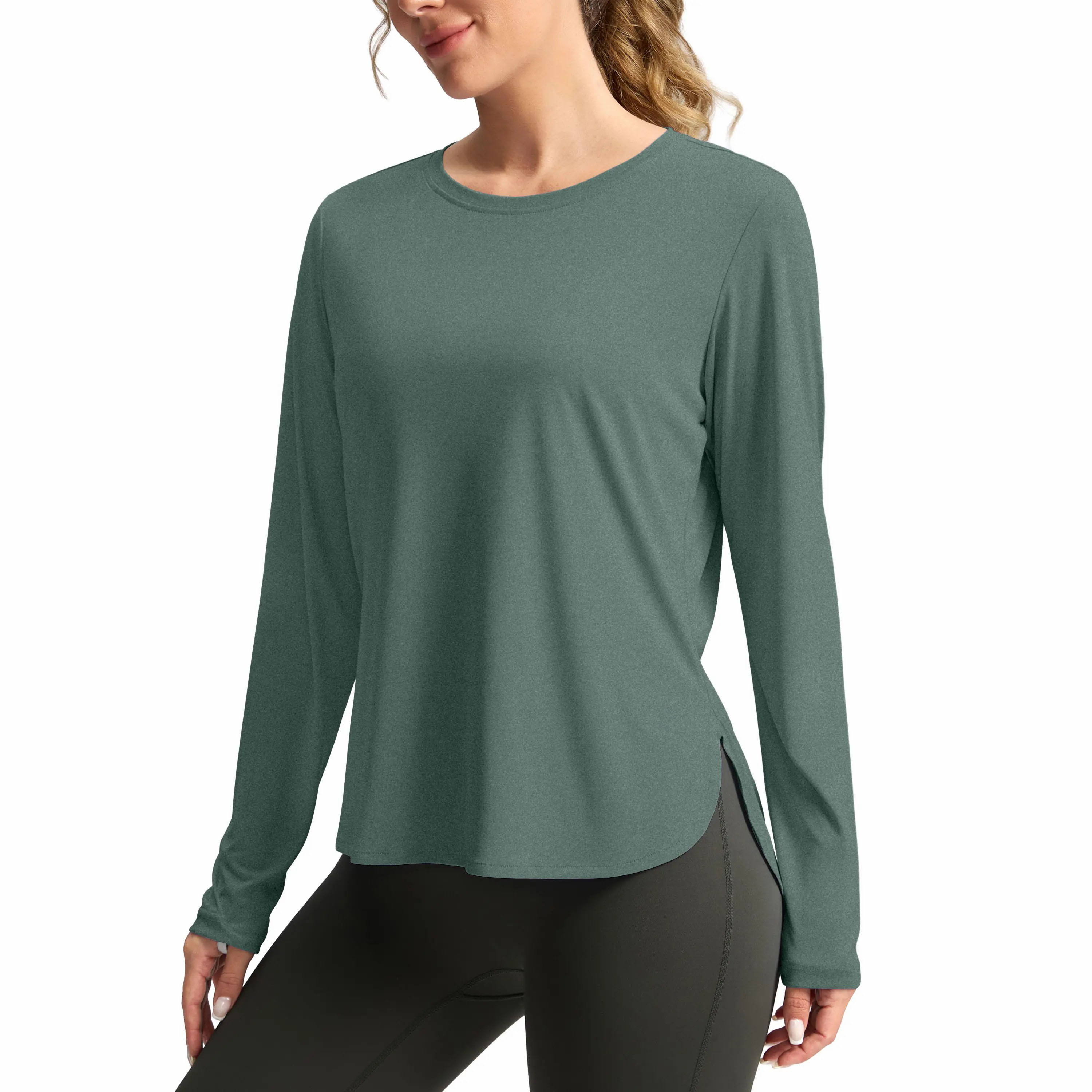 Women's UPF 50+ Long Sleeve Sun Shirt – Lightweight Quick Dry UV Protection Top