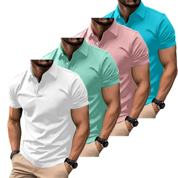 Men's Business Casual Polo Shirt