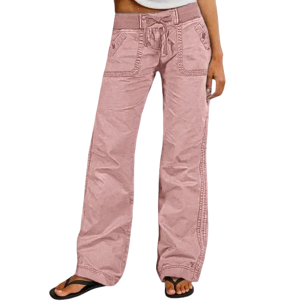 ⚡FINAL SALE⚡- Women's High Stretch Mid Rise Straight Pants