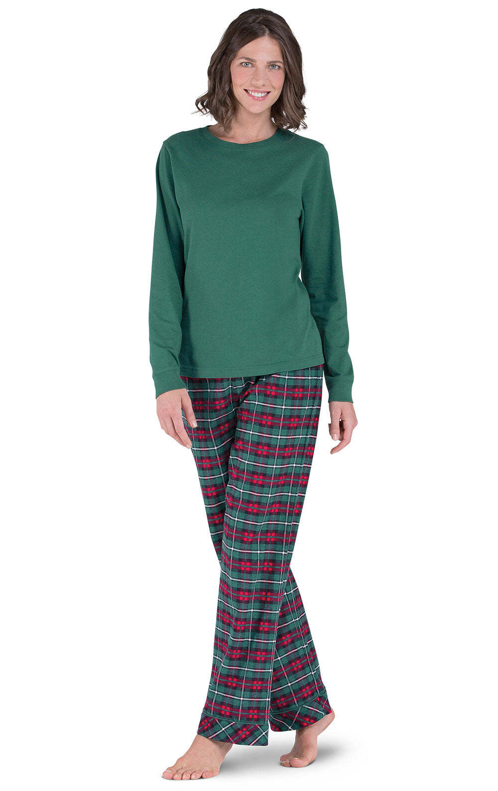 Christmas Plaid Matching Family Pajamas