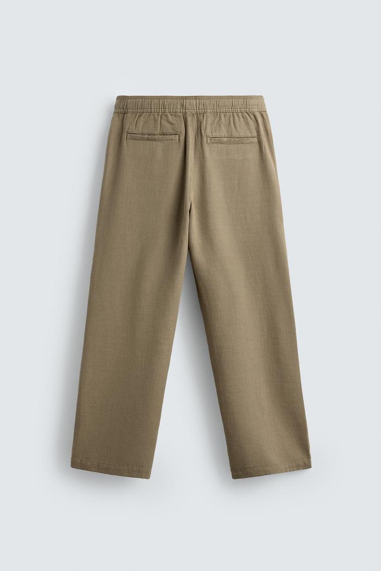 Men's Relaxed Fit Textured Pants