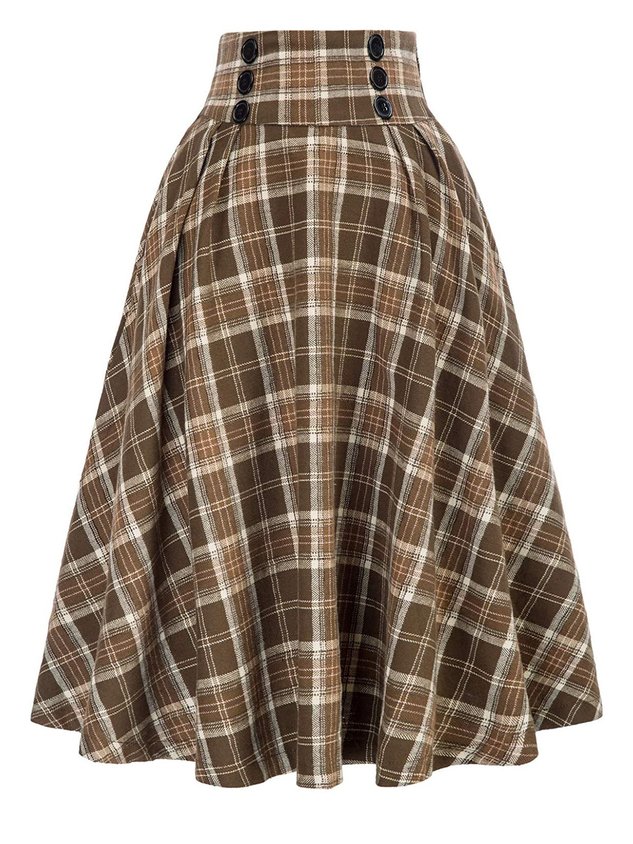 Adjustable Strap Regular Fit Cute Skirt