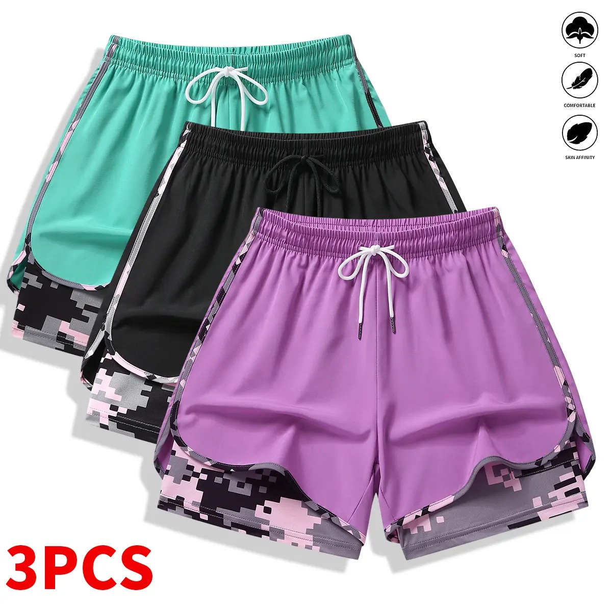 Ultimate Comfort Athletic Shorts with Liner
