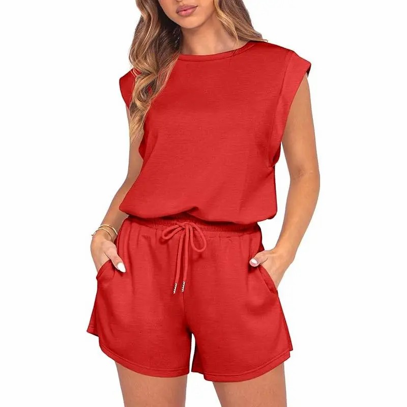 🌞 Adjustable Waist Utility Summer Romper