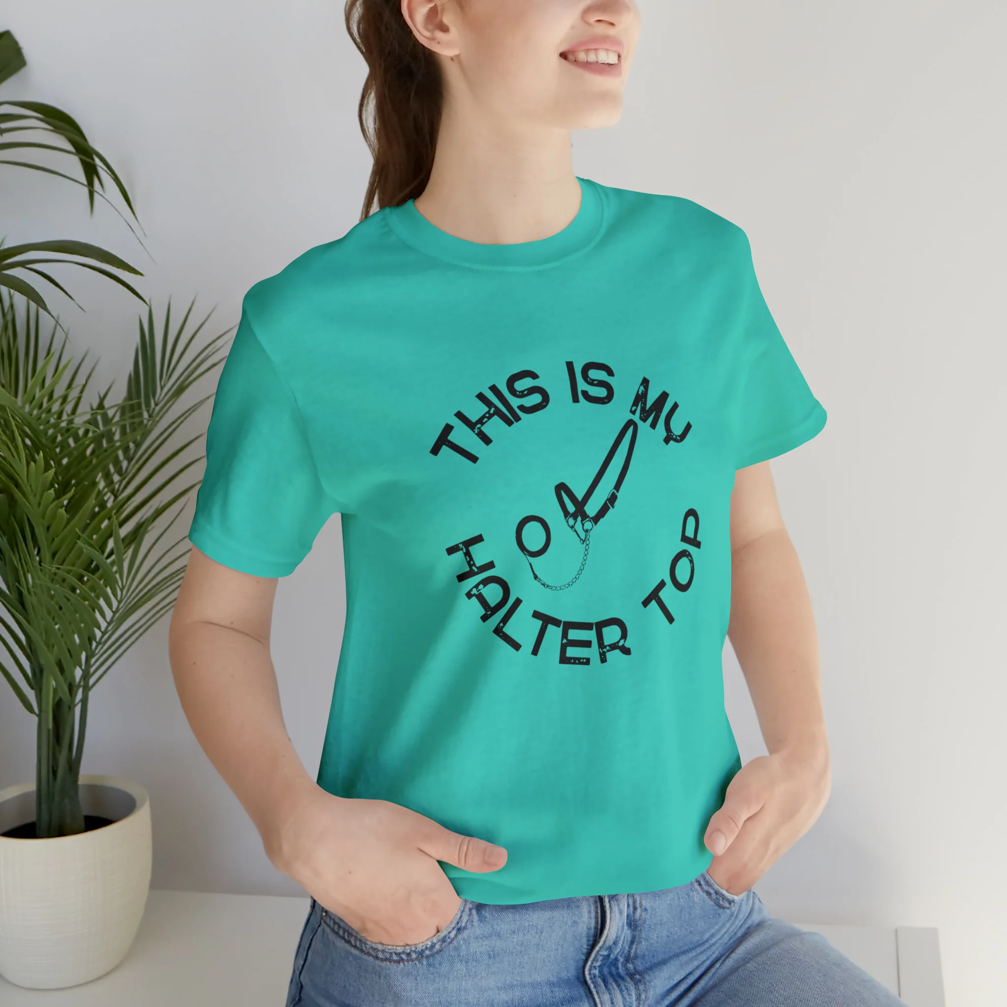 This is My Halter Top Unisex Jersey Short Sleeve Tee