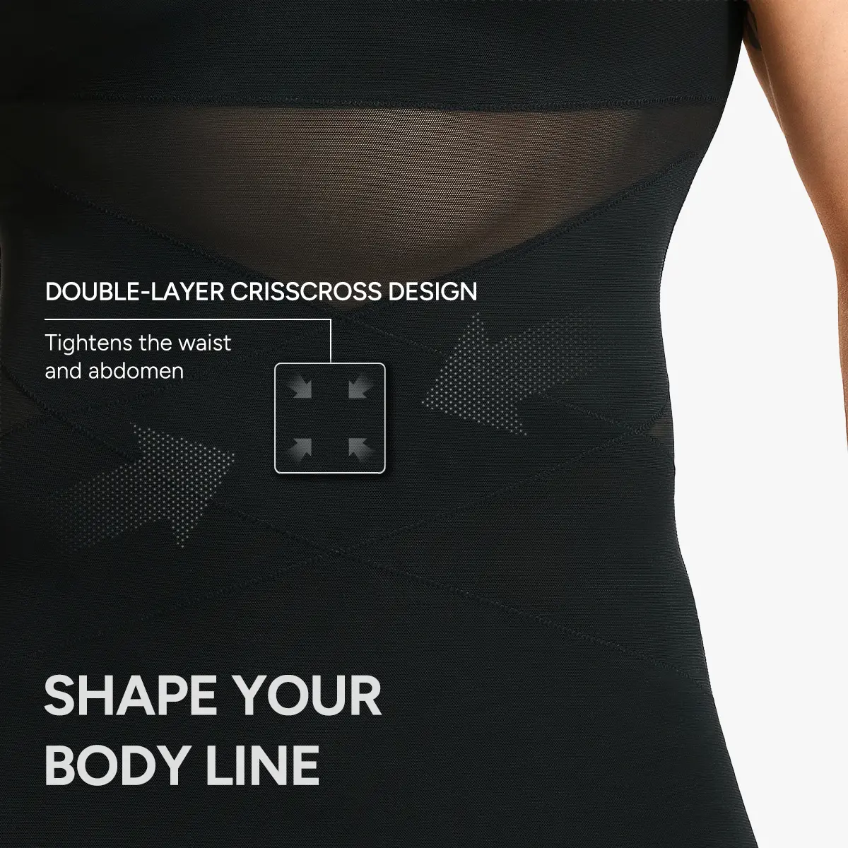 【2 pack】Men's Compression Shirt Shapewear Tanktop Menboobs And Tummy Control Fajas Undershirt