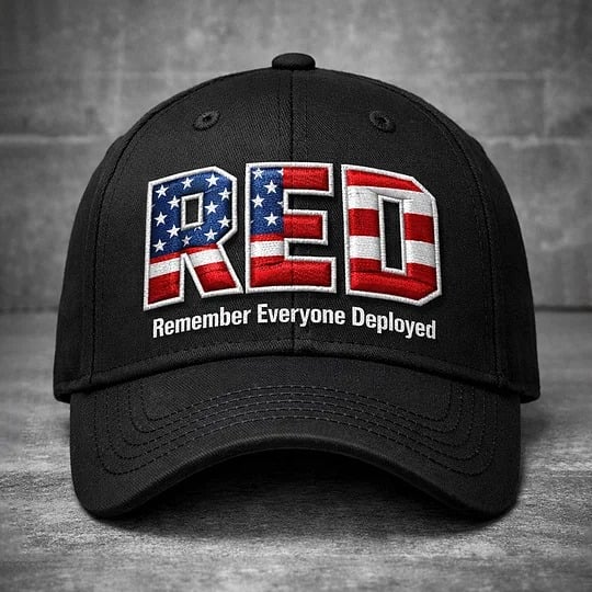 Red Friday Print Casual Hat (Unisex)