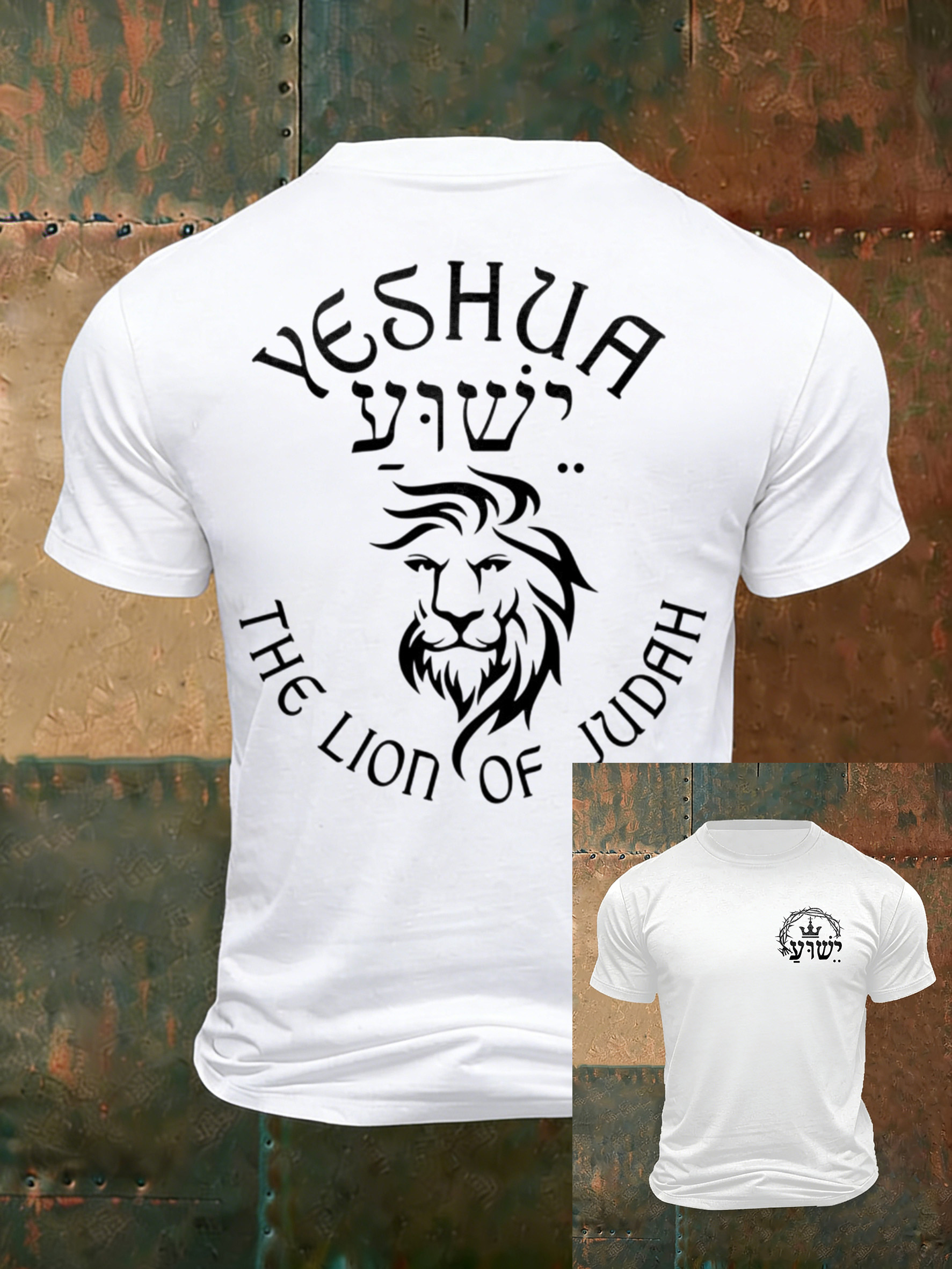 Men'S Casual Faith Jesus Letter Printed Round Neck T-Shirt
