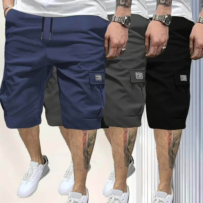 3 Piece Men's Shorts Set