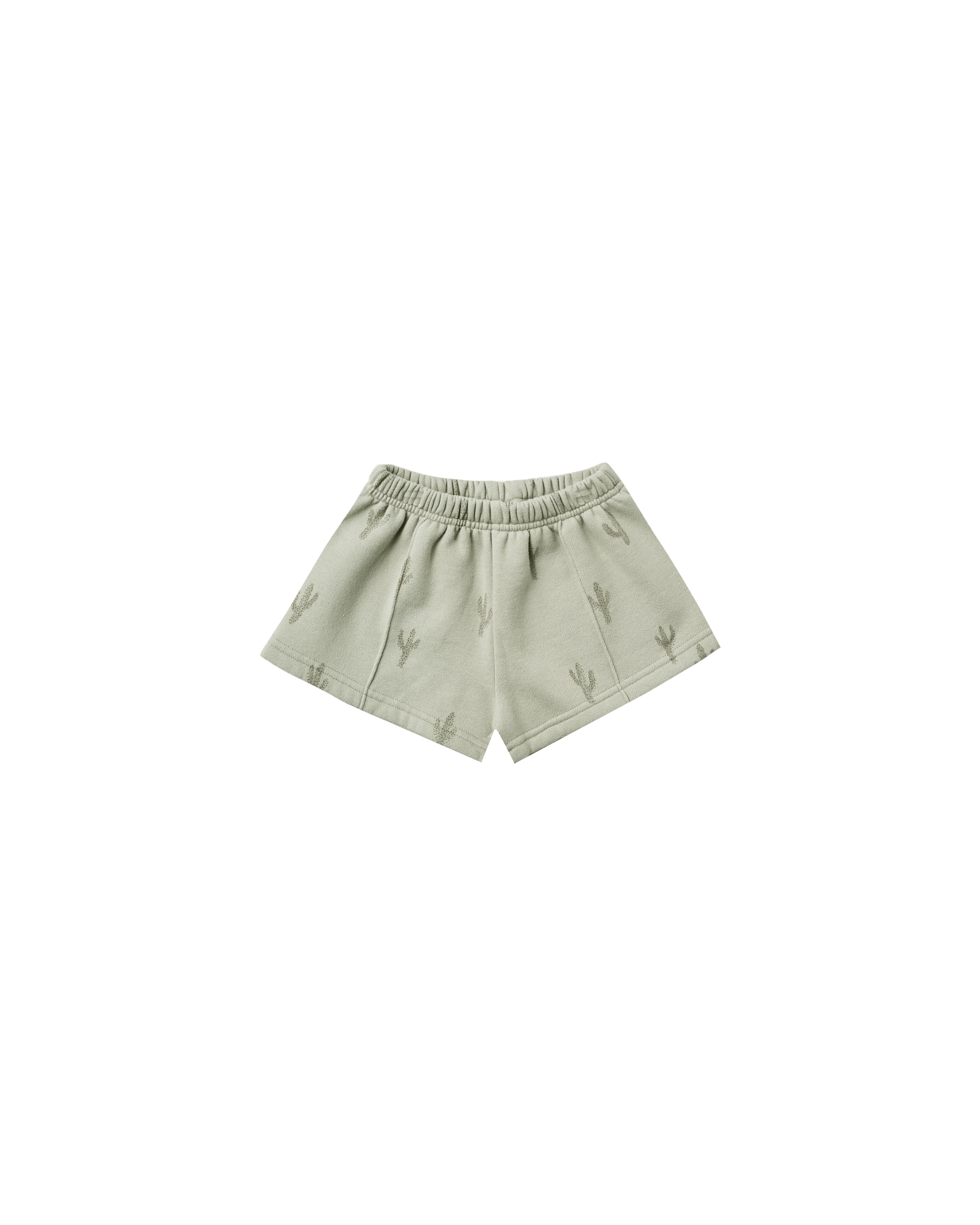 fleece sweatshort || cactus