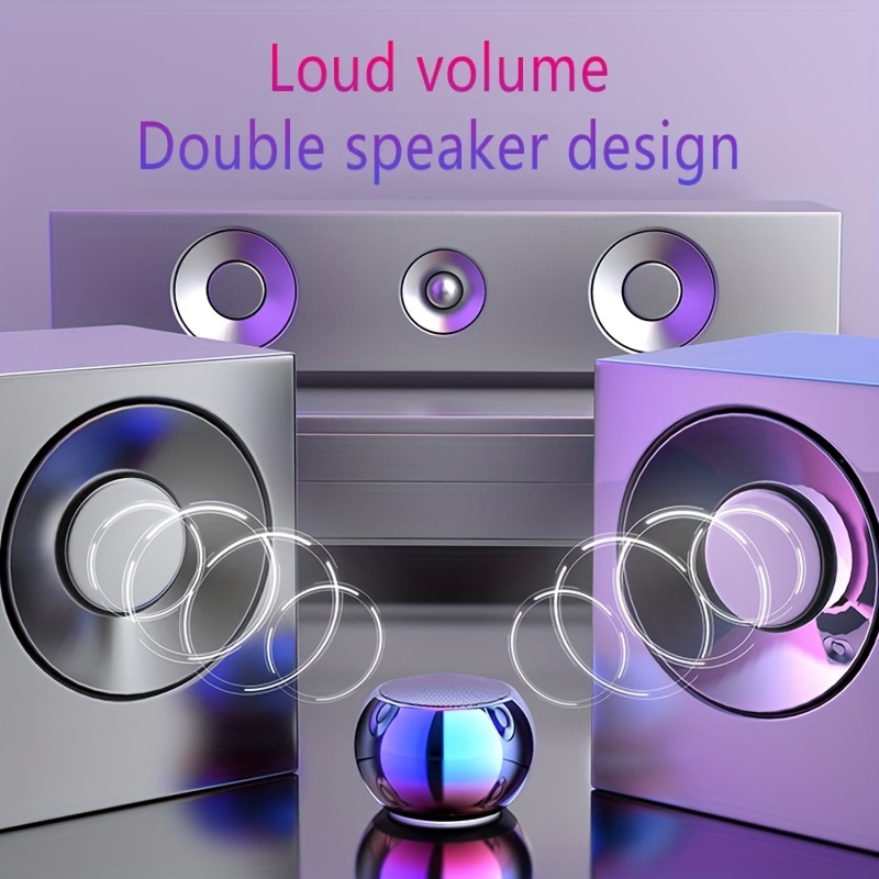 Portable Music Player Mini M3 Wireless Speaker With Subwoofer For HD Surround Sound