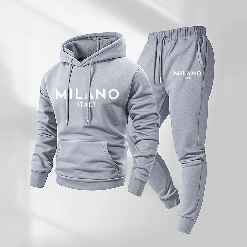Men’s Printed Hoodie & Sweatpants Set