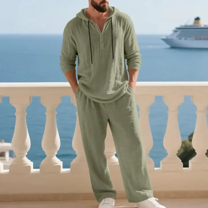 Men's Hoodie & Jogger Set Casual Loungewear 2-Piece Set