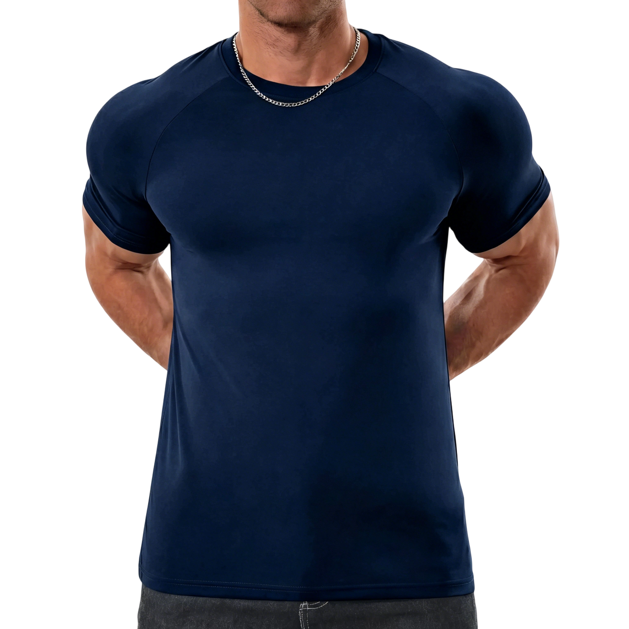Men's Raglan Sleeve Tee, Athletic Tapered Fit