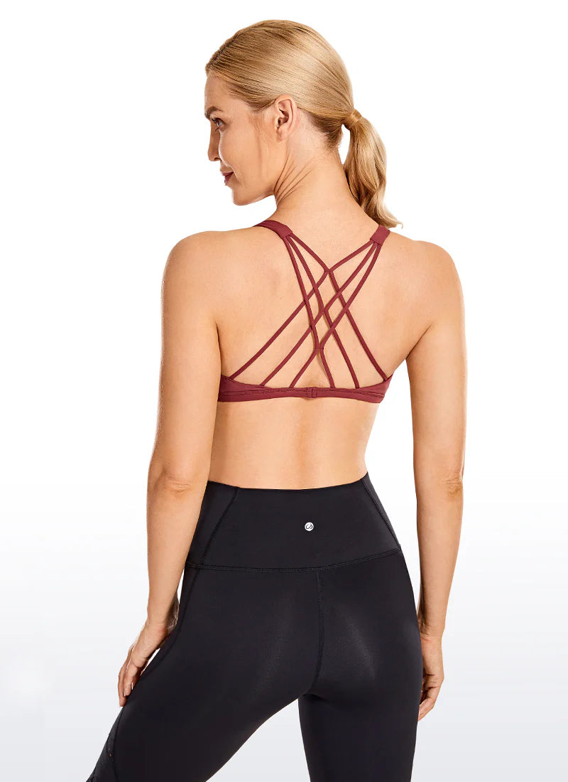 Nakedfeel Low Cut Strappy Bra (6 Straps)