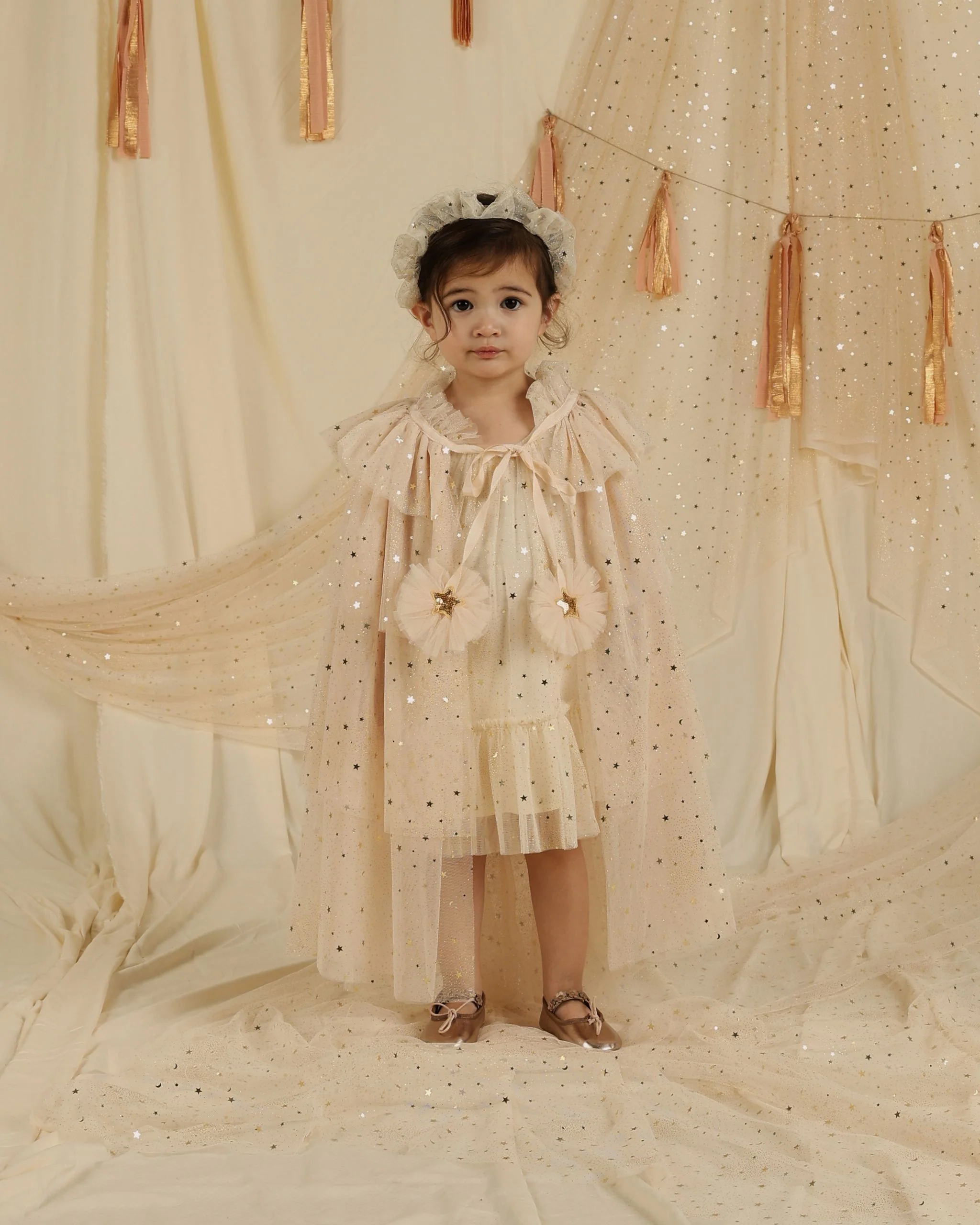 Edie Dress || Champagne Stars