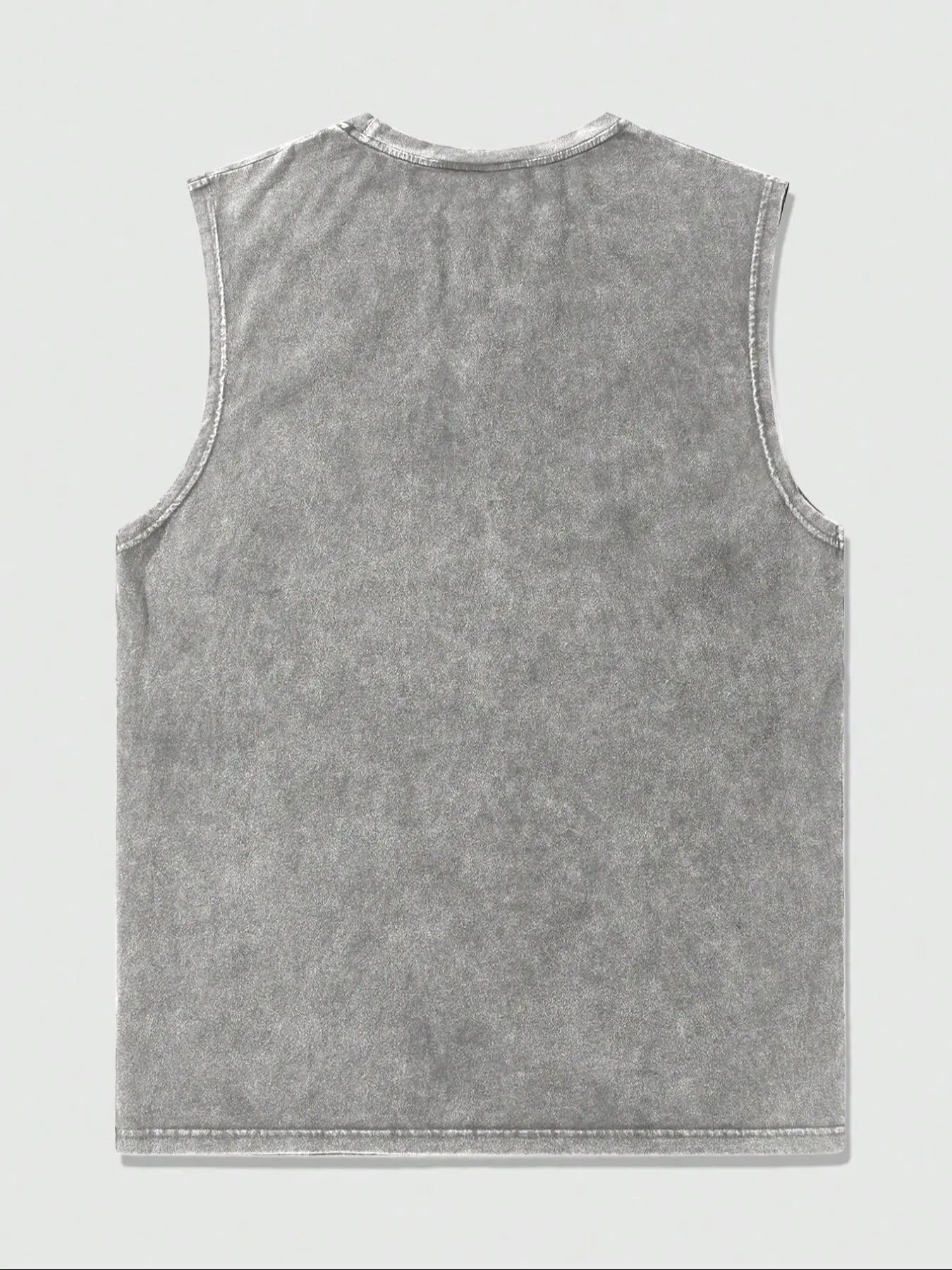 Men's Loose-Fit Sleeveless Short Graphic T-Shirt