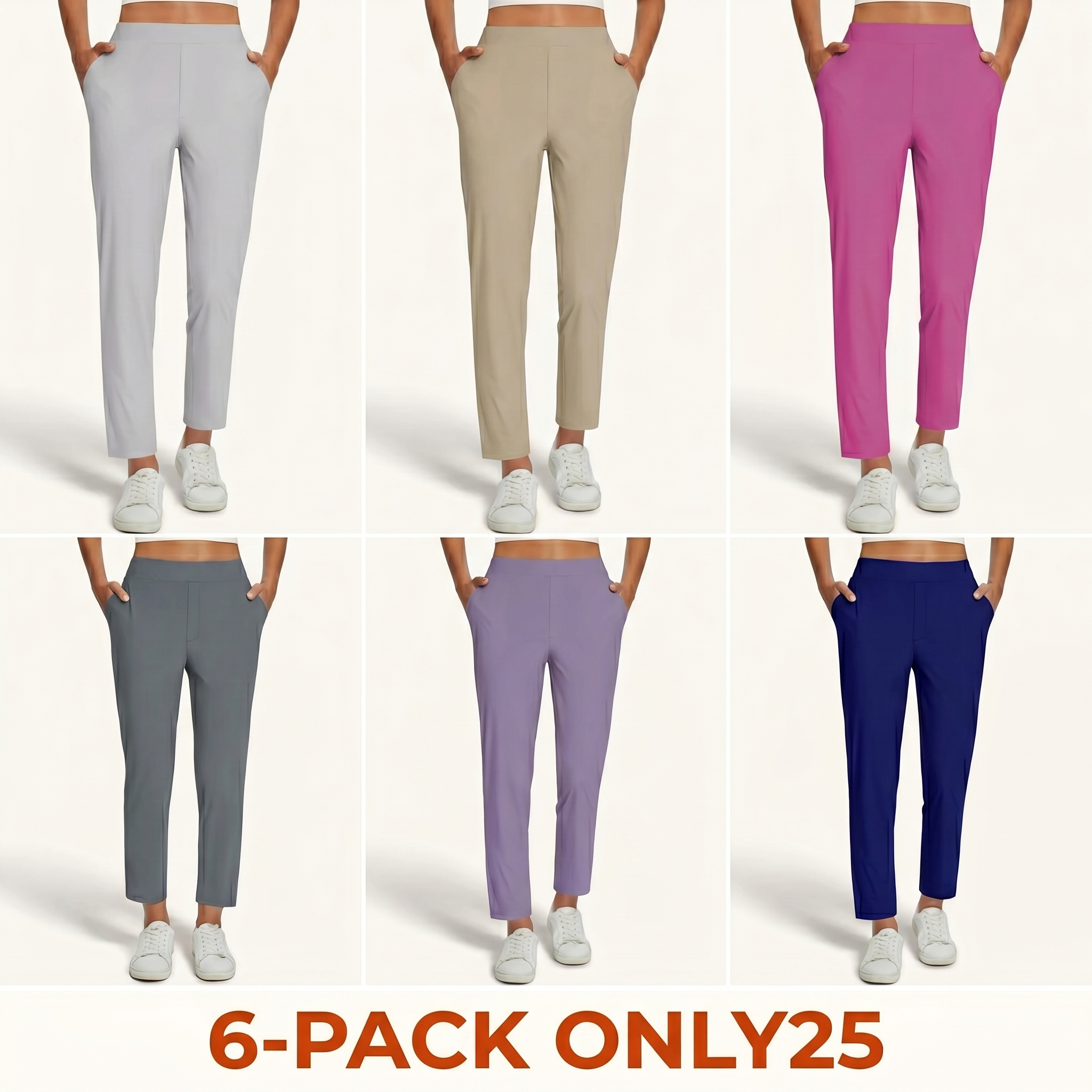 Women's Lightweight, Breathable, and Soft 3/4-Length Pants (26