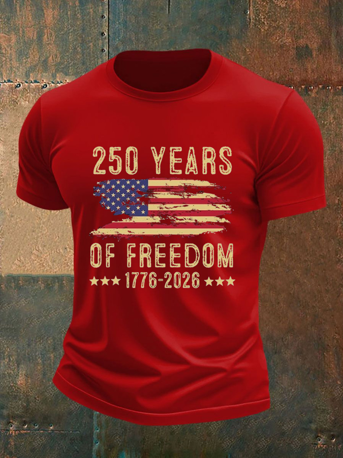 Men'S 250 Years Of Freedom T-Shirt