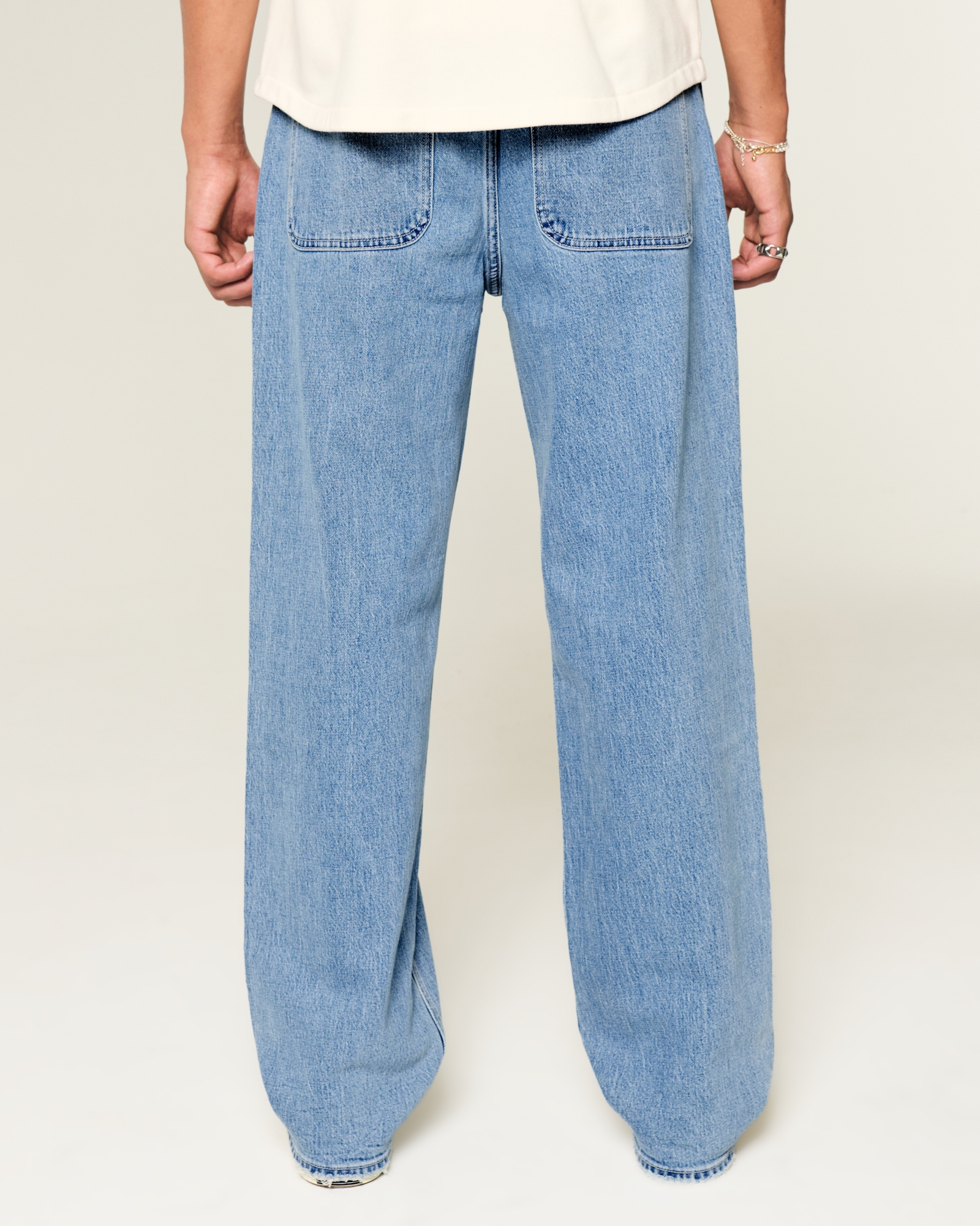 Light Wash Baggy Jeans