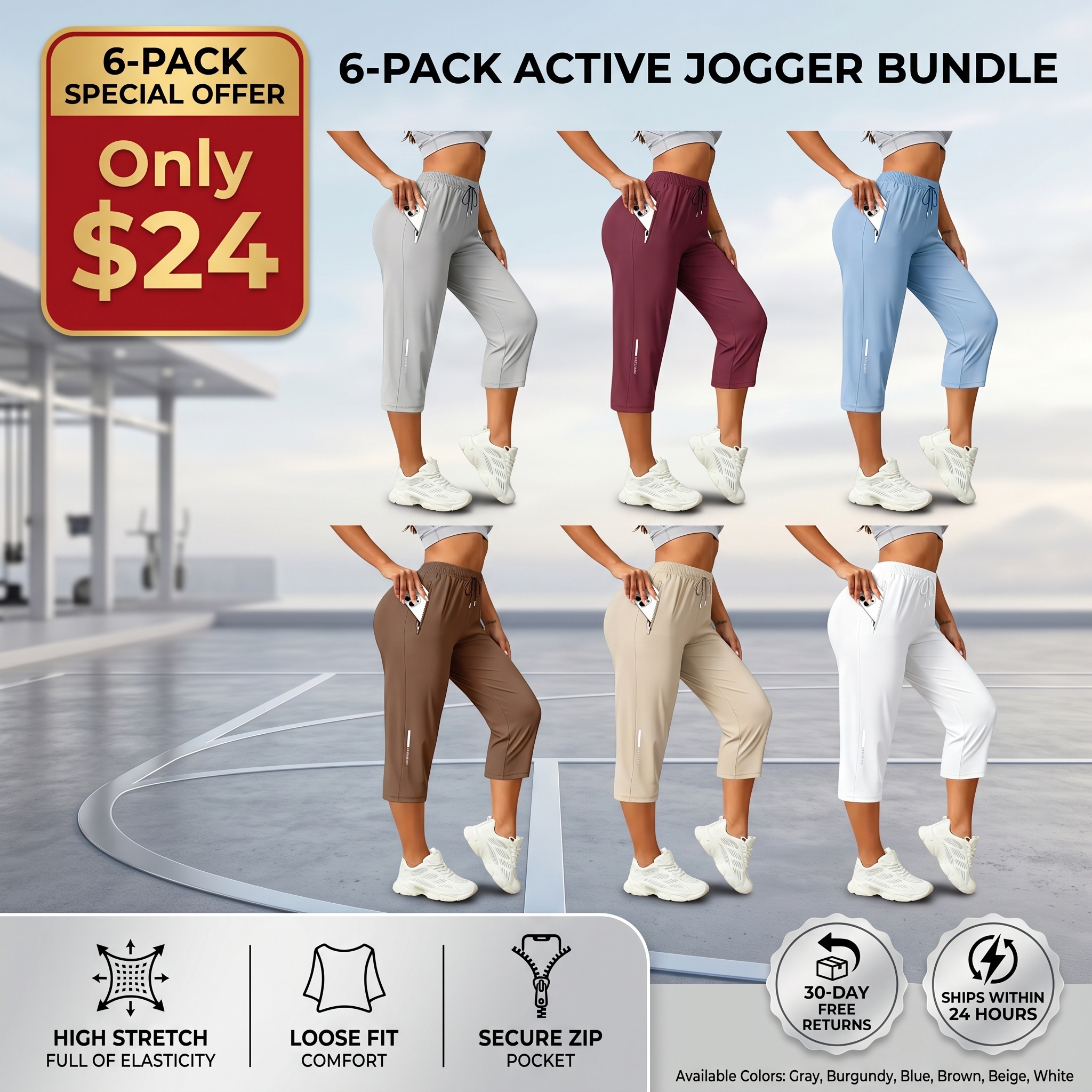 Women's Breathable, High-Stretch 