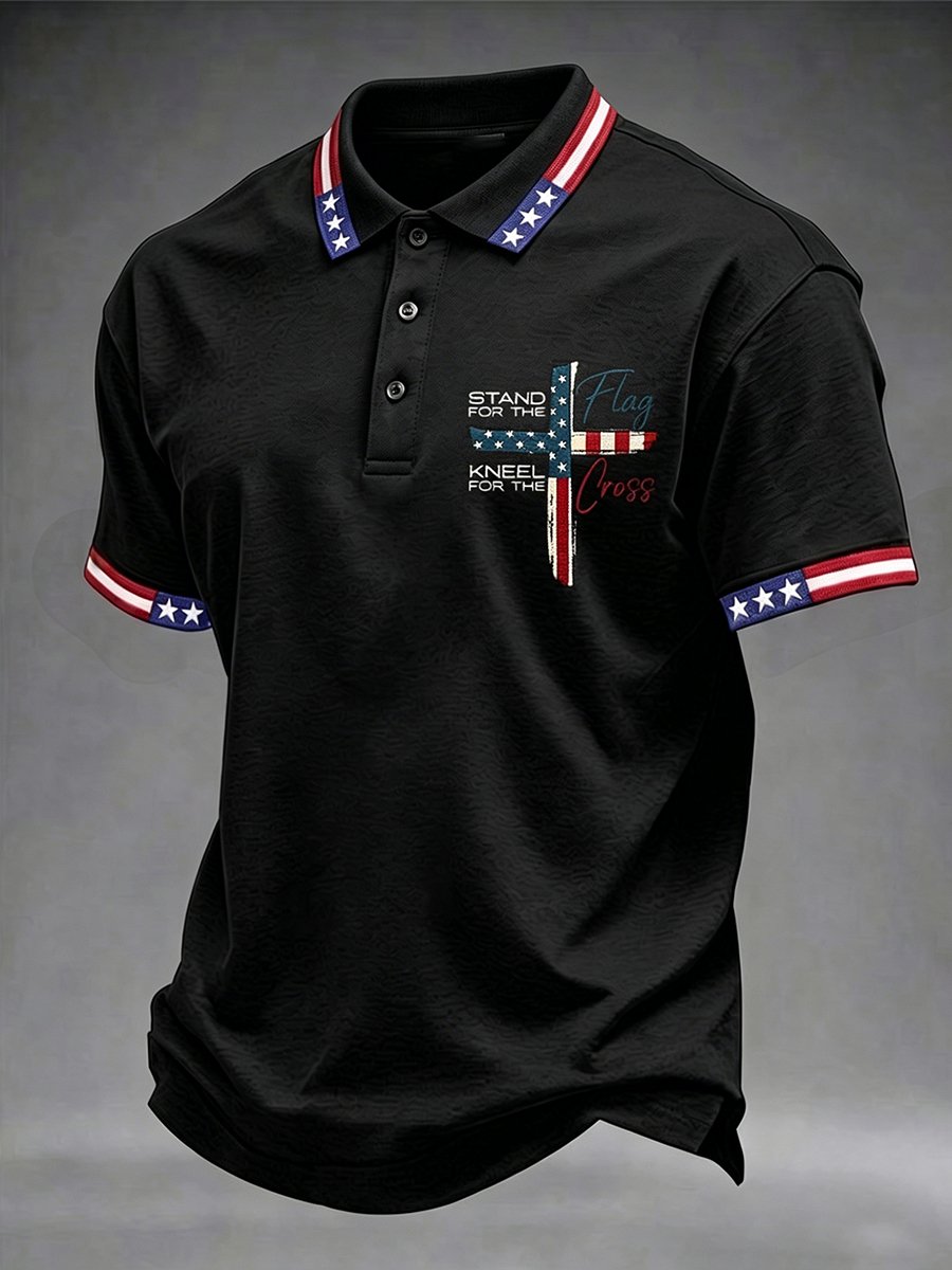 Men's  America's 250th  Casual Short-Sleeve Polo Shirt