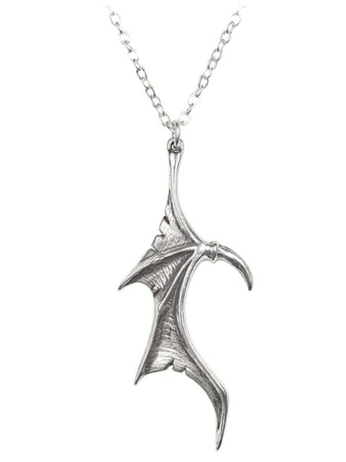 Halloween Gothic Dark Pumpkin Ghost Pendant Necklace