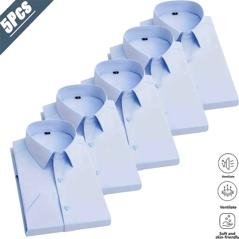 Men’s Solid-Color Dress Shirts