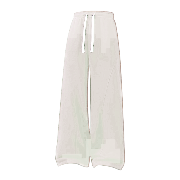 Men's Fleece Thermal Lined Sweatpants  Oversize Drawstring