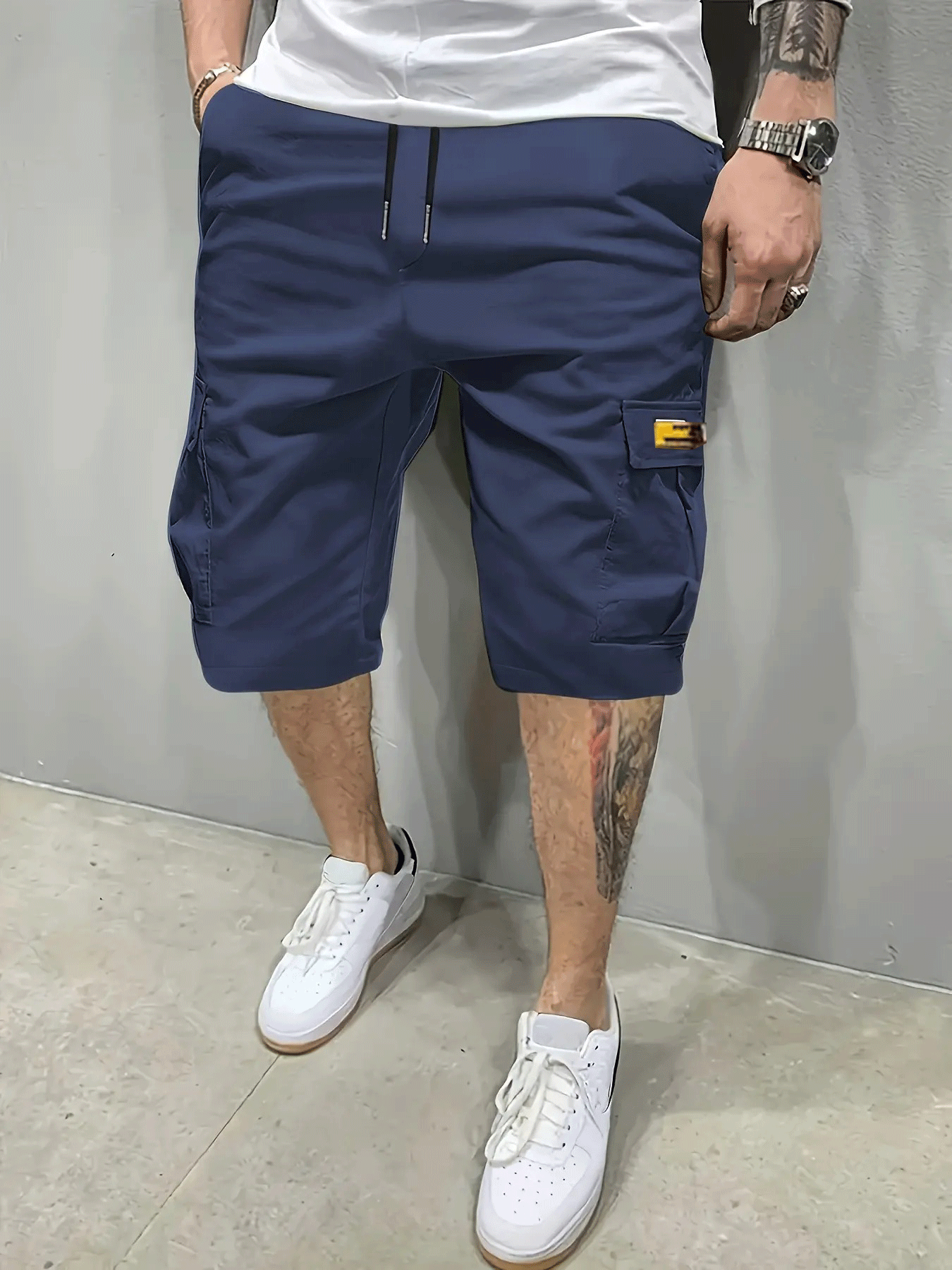 Men's Casual Summer Shorts – Slanted Pocket Everyday Comfort