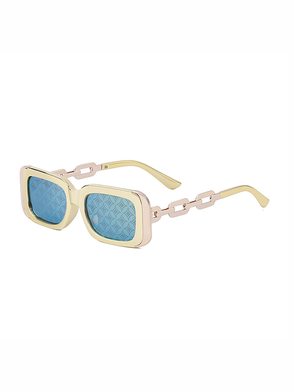 Geometric Sun-Protection Sunglasses Accessories
