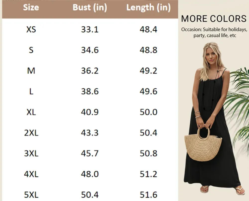 Women's Solid Color Backless Cami Dress, Casual Sleeveless Dress for Summer, Ladies Clothes for Beach Holiday Vacation