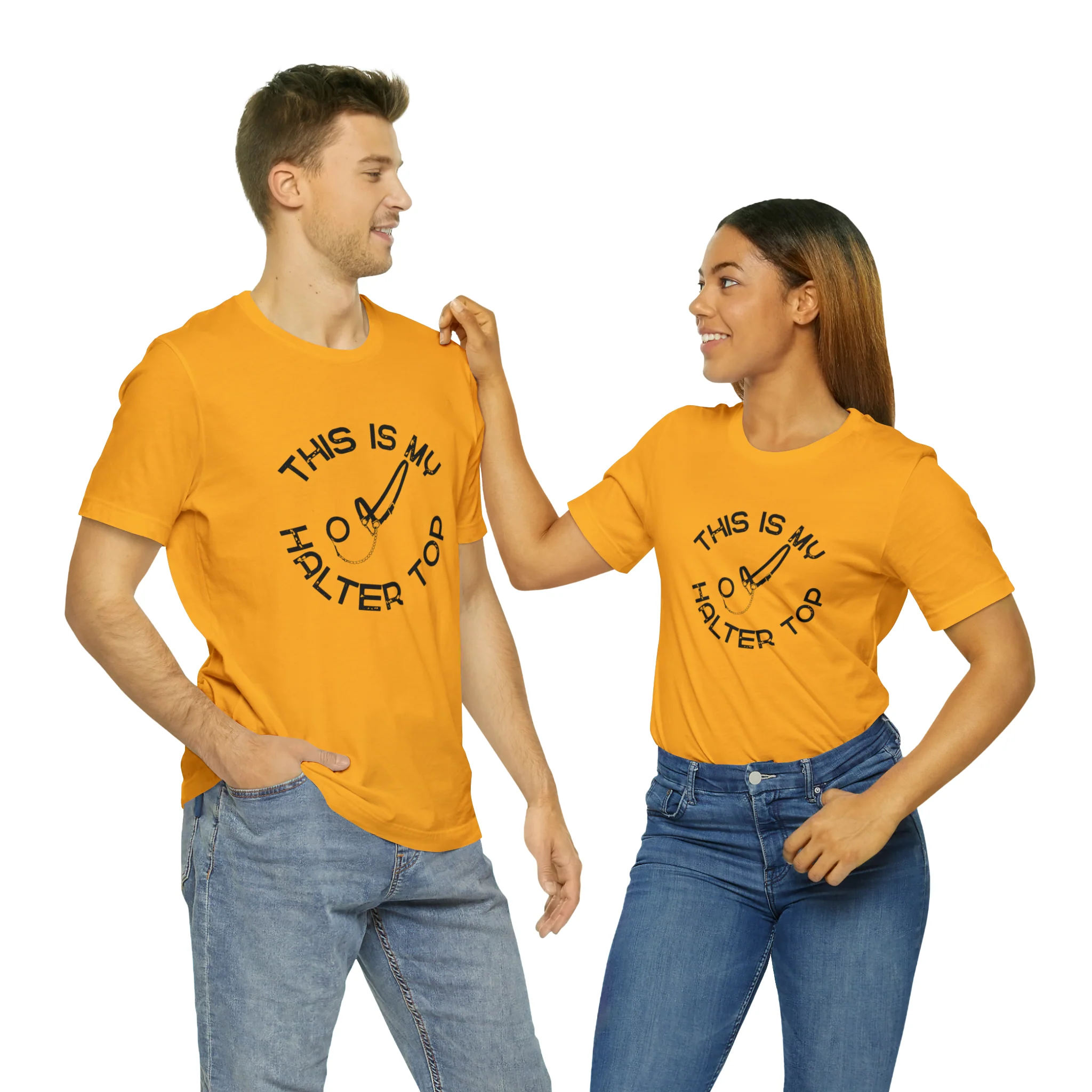 This is My Halter Top Unisex Jersey Short Sleeve Tee