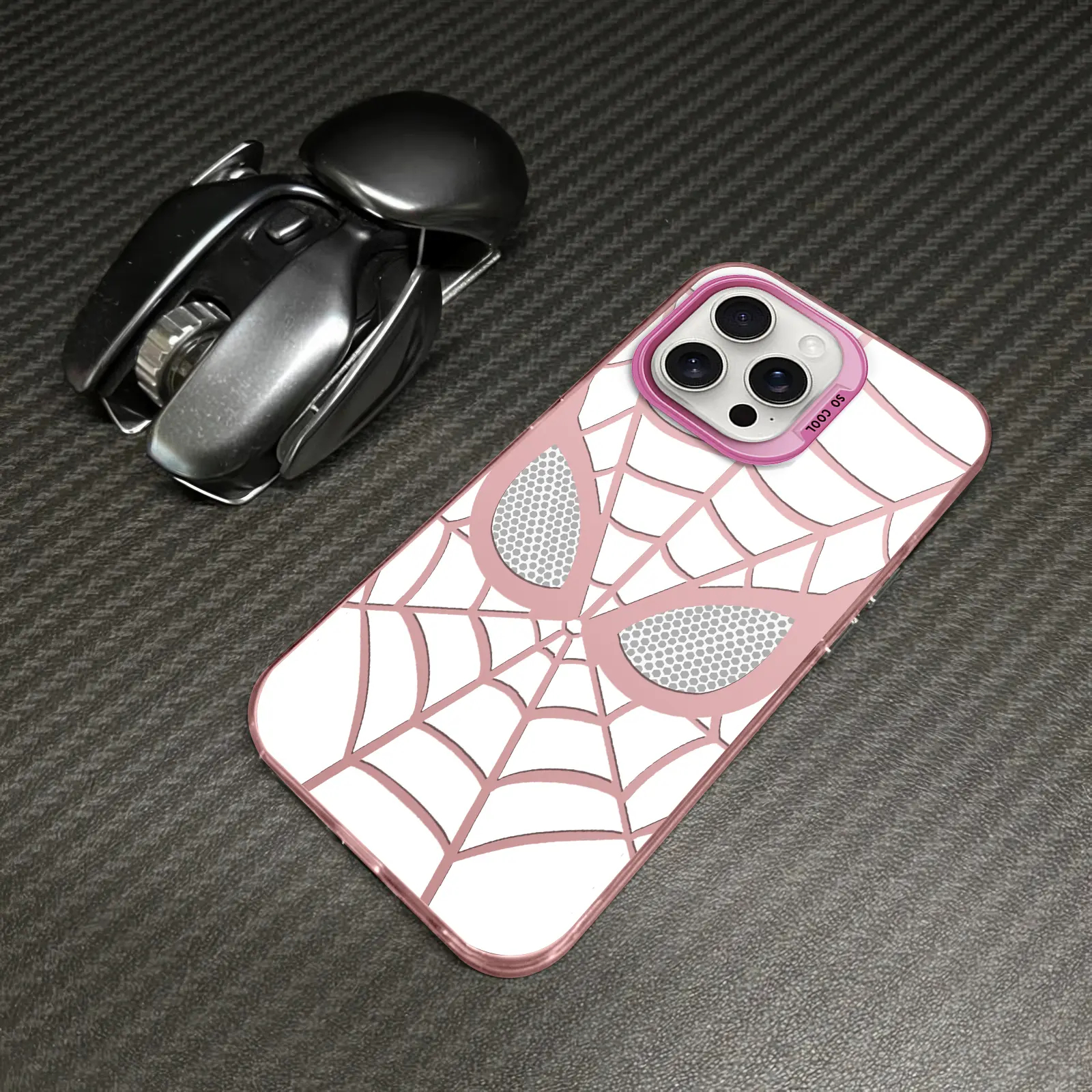 Classic Cool Grid Pattern IMD Laser Phone Case, Military Grade Anti Drop