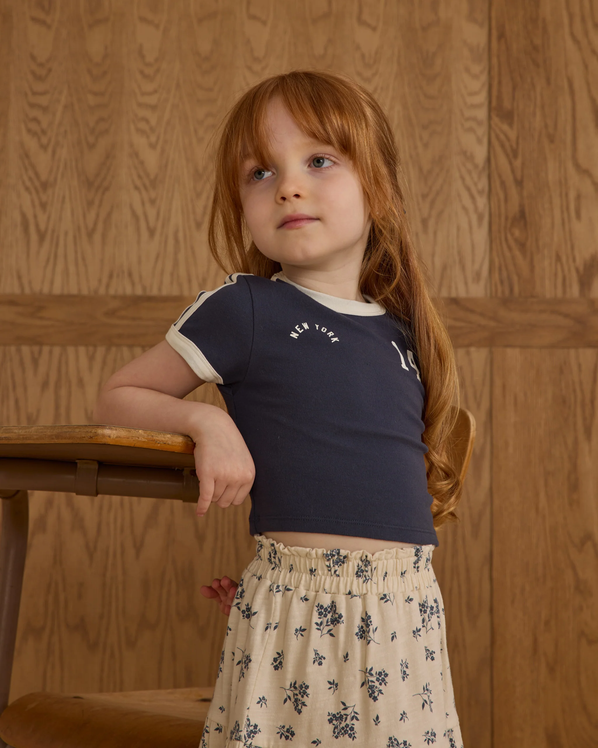 Baby Tee || Navy