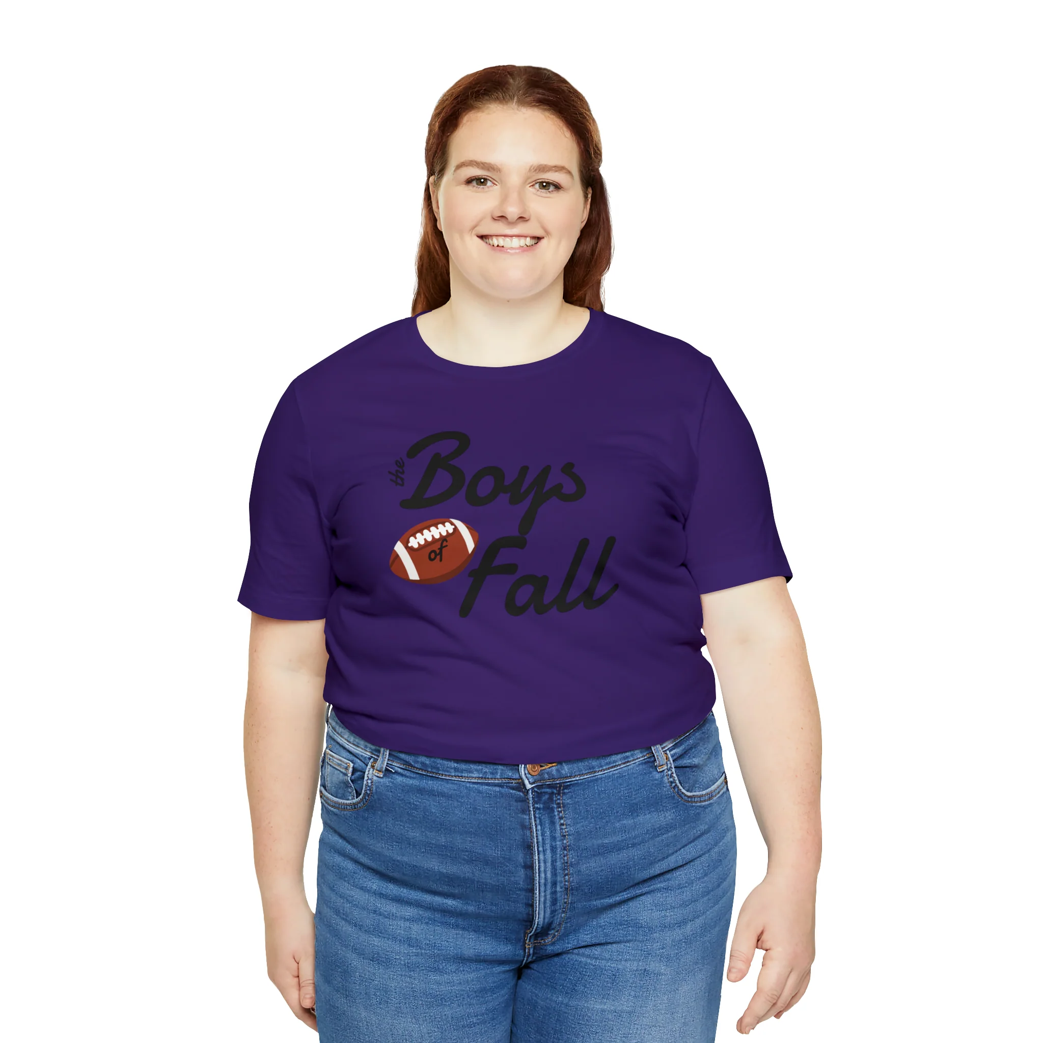 Boys of Fall Football Patch Unisex Softstyle T-Shirt