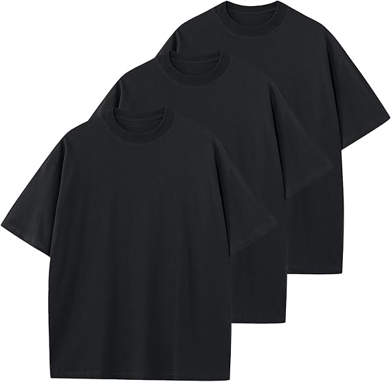 Men’s Oversized Cotton Crewneck T-Shirt (Unisex Fit)