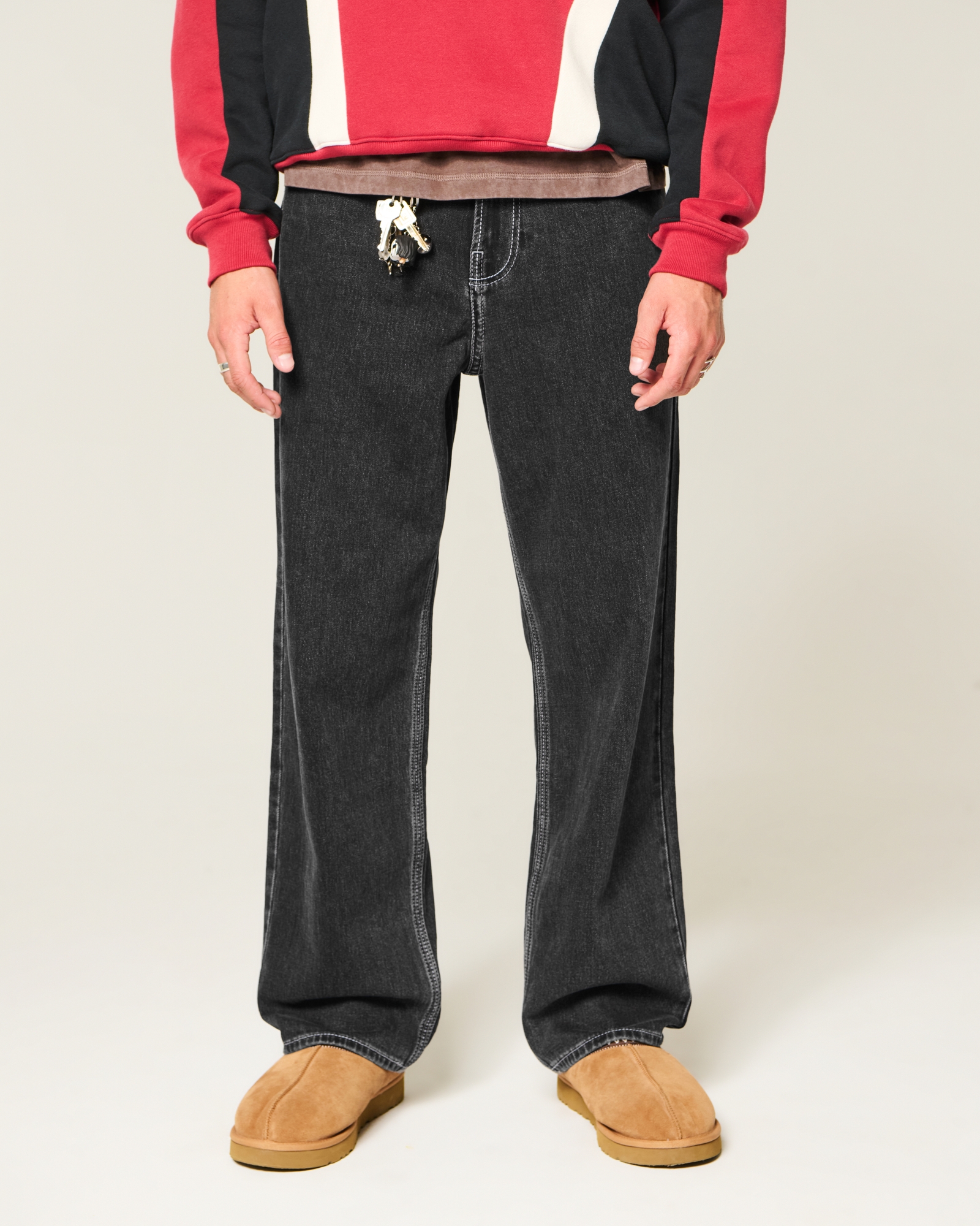 Light Wash Baggy Jeans