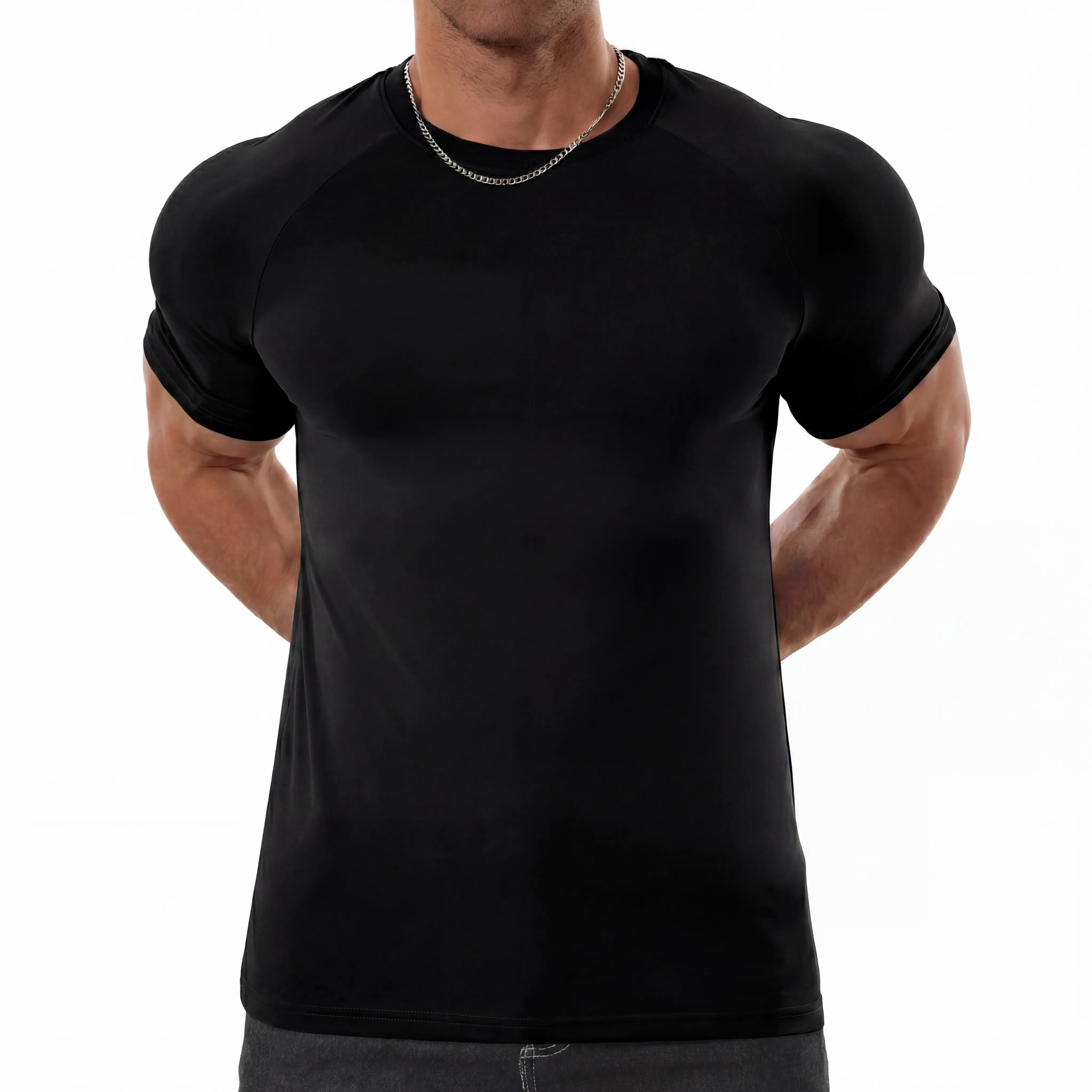 Men's Raglan Performance T-Shirt | Stretch Athletic Fit, Wrinkle-Resistant Everyday Tee
