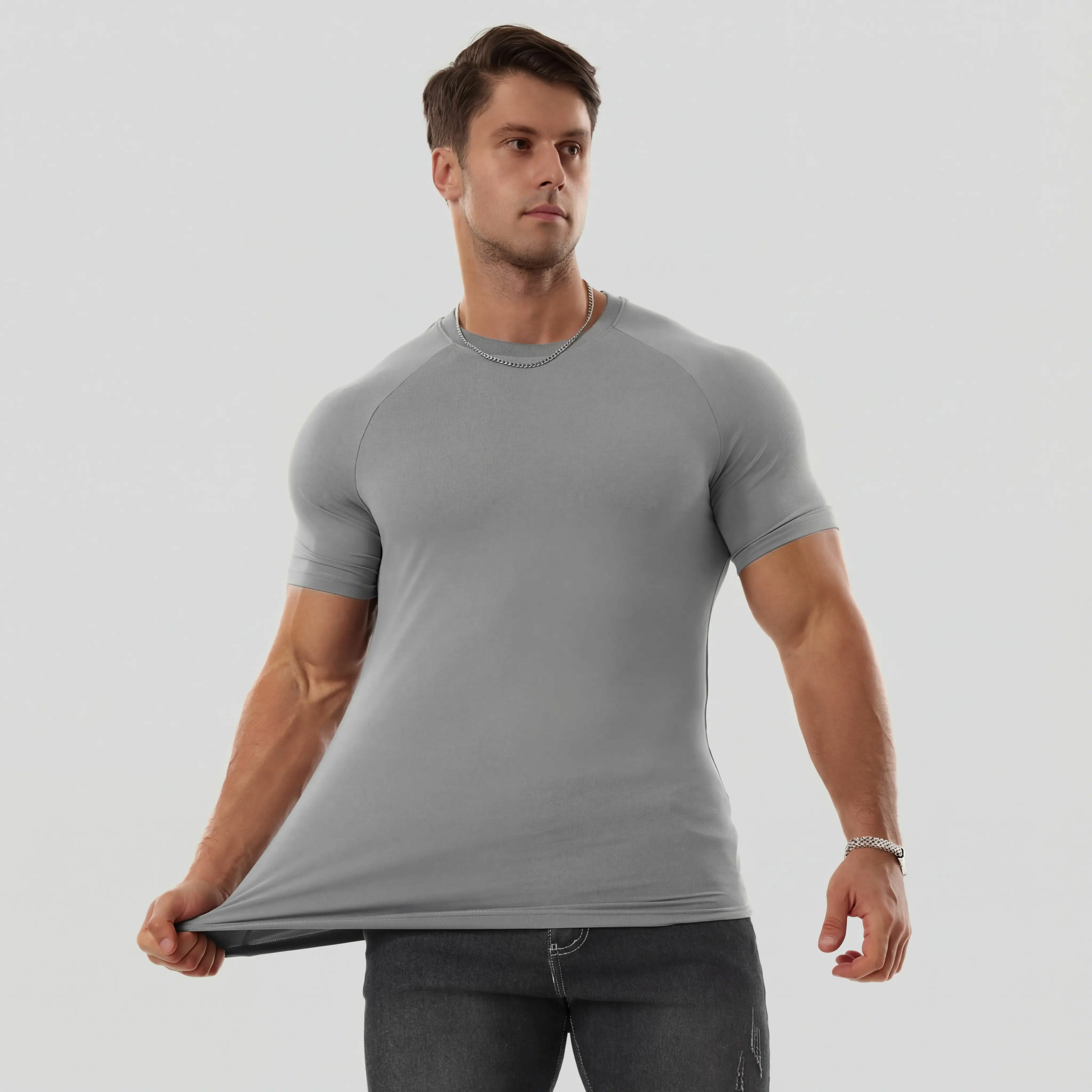 Men's Raglan Sleeve Tee, Athletic Tapered Fit