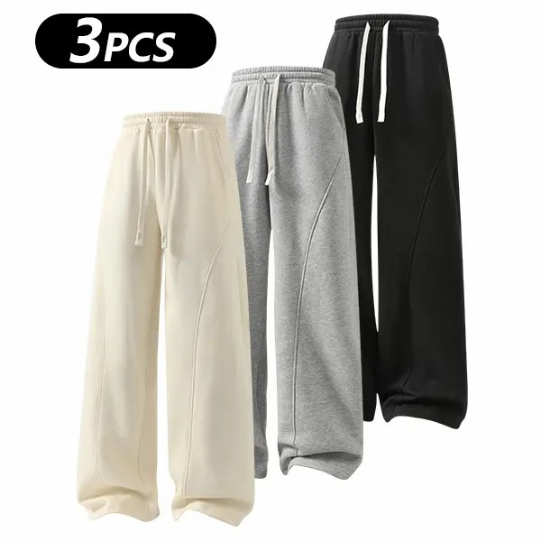Men’s Heavyweight Fleece-Lined Oversized Sweatpants