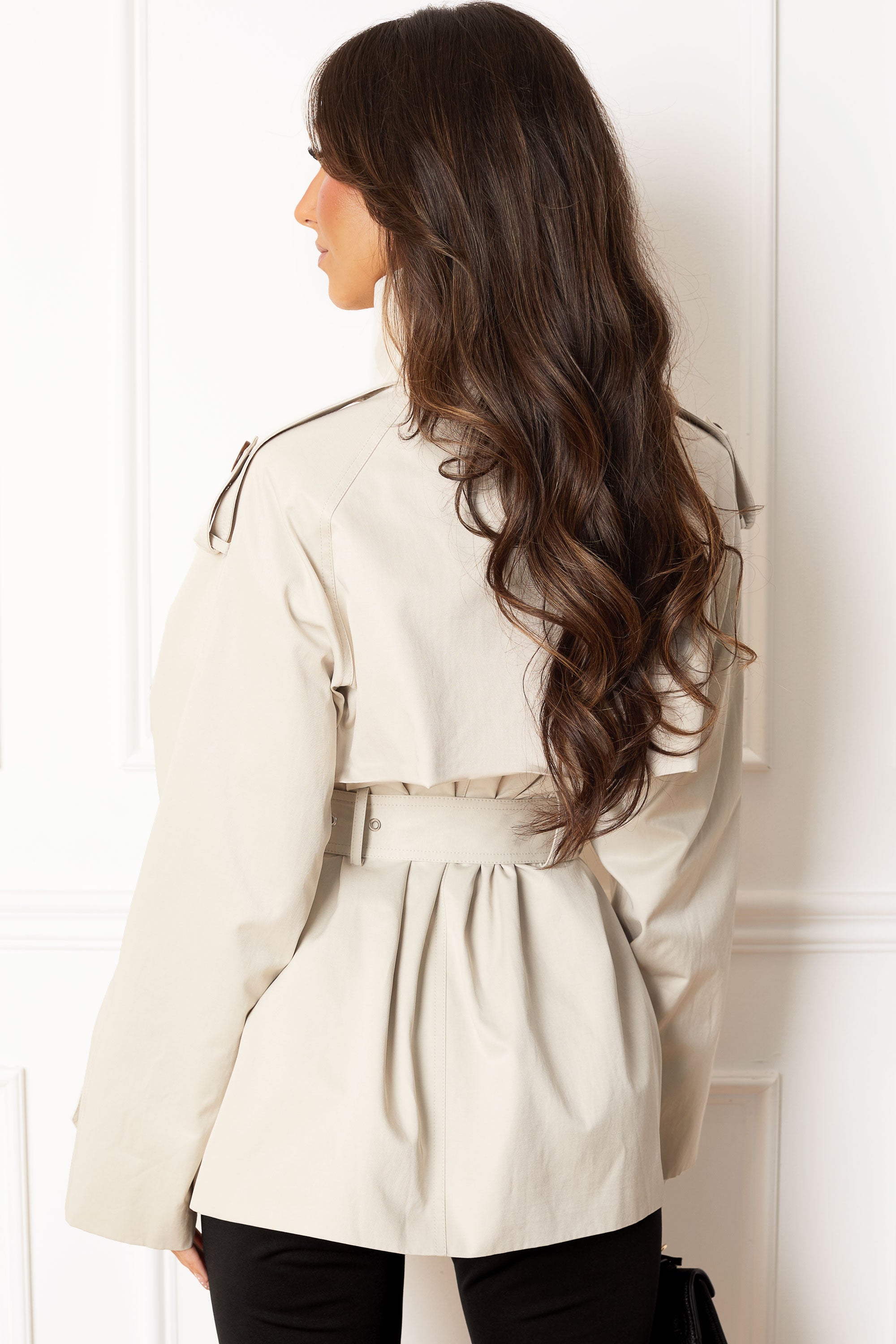 Sydney Oatmeal Trench Coat